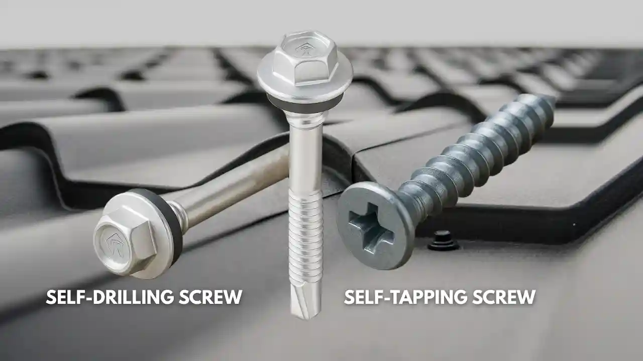 self drilling vs self tapping screws