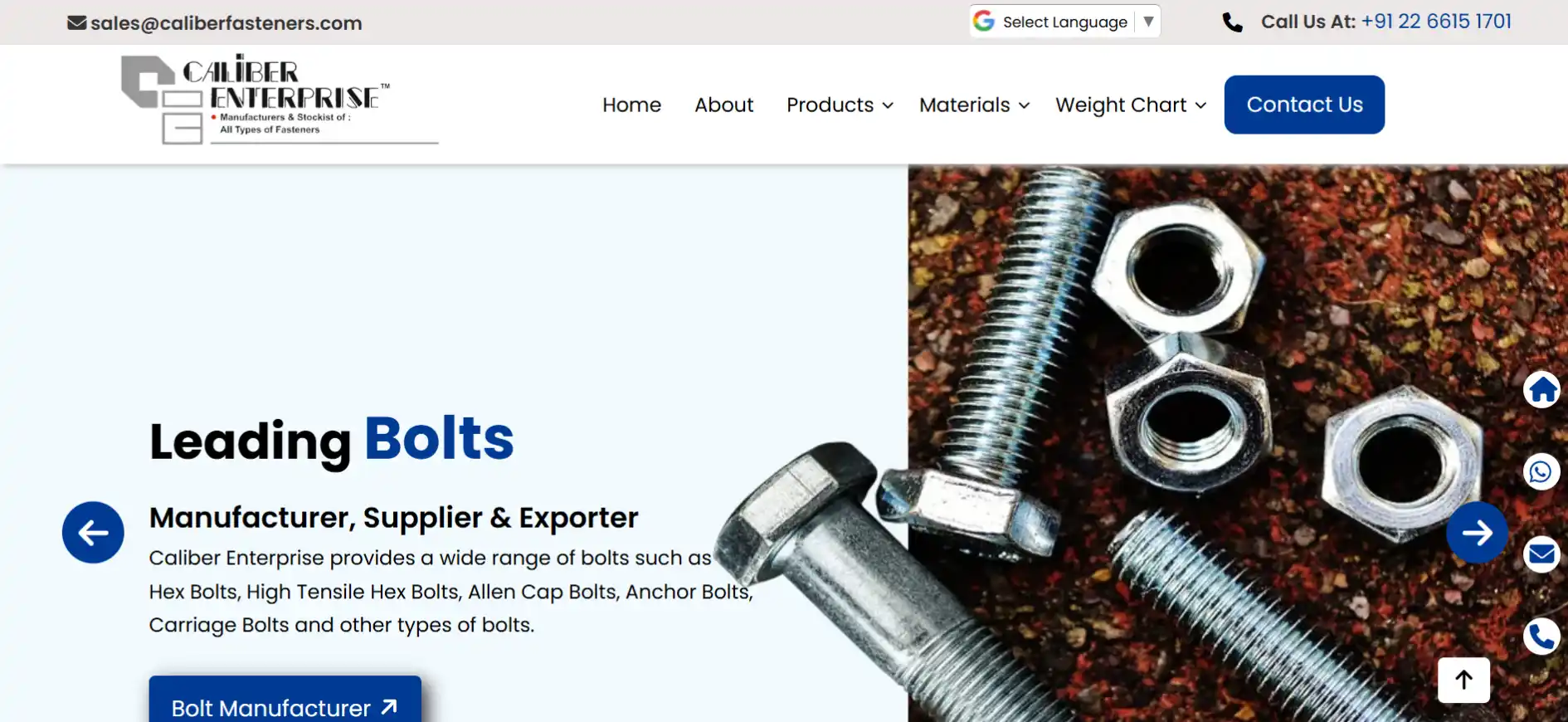 industrial screw suppliers india