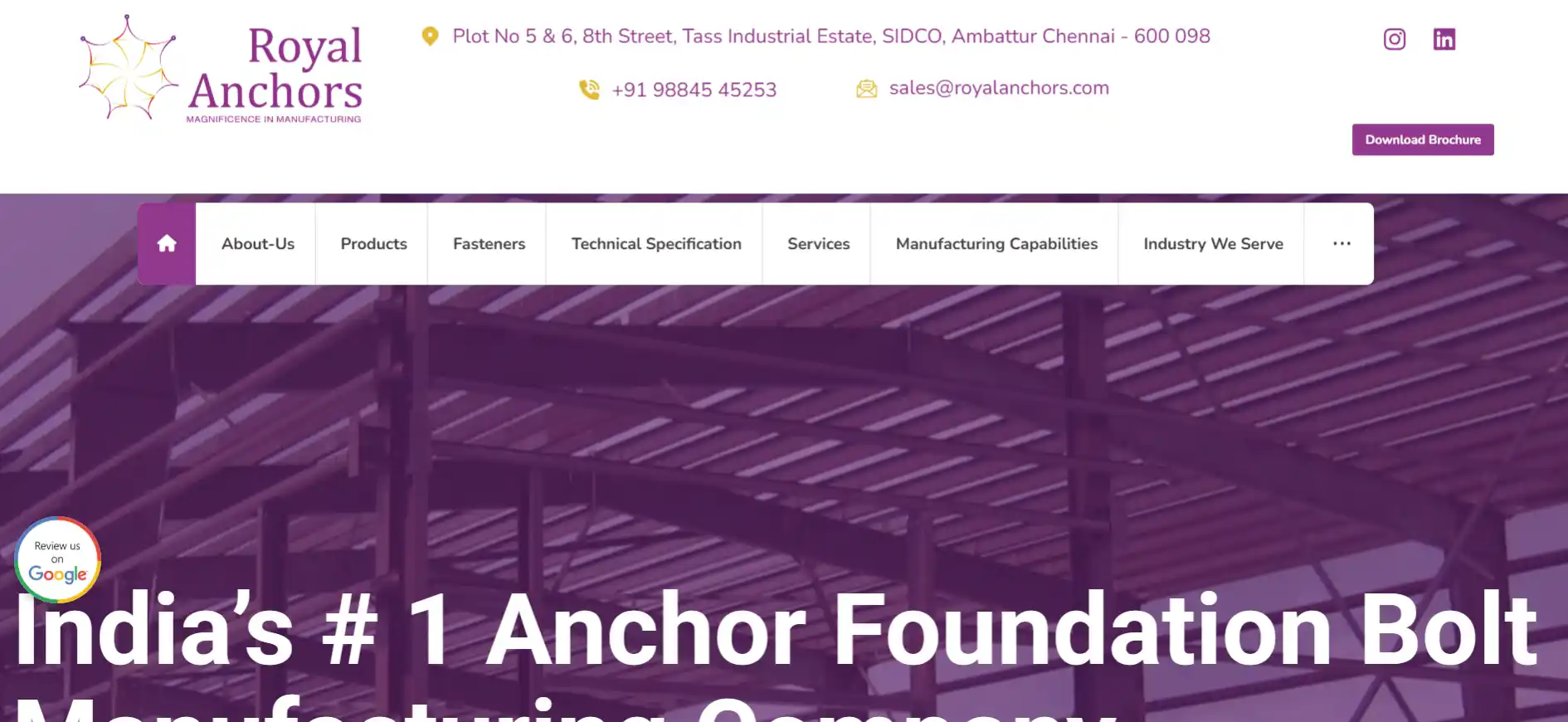 best screw brands in india