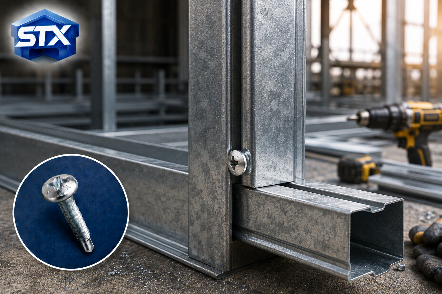 Pan Head Self-Drilling Screws for General Construction