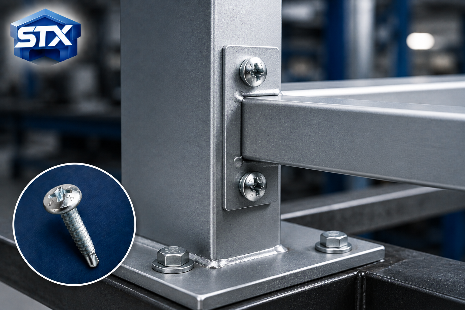 Pan Head Self-Drilling Screws for Industrial Metal Fabrication