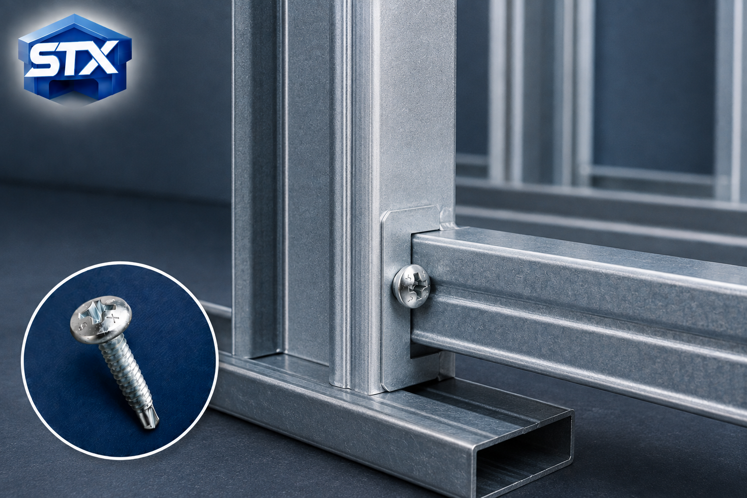 Pan Head Self-Drilling Screws for Metal Frames