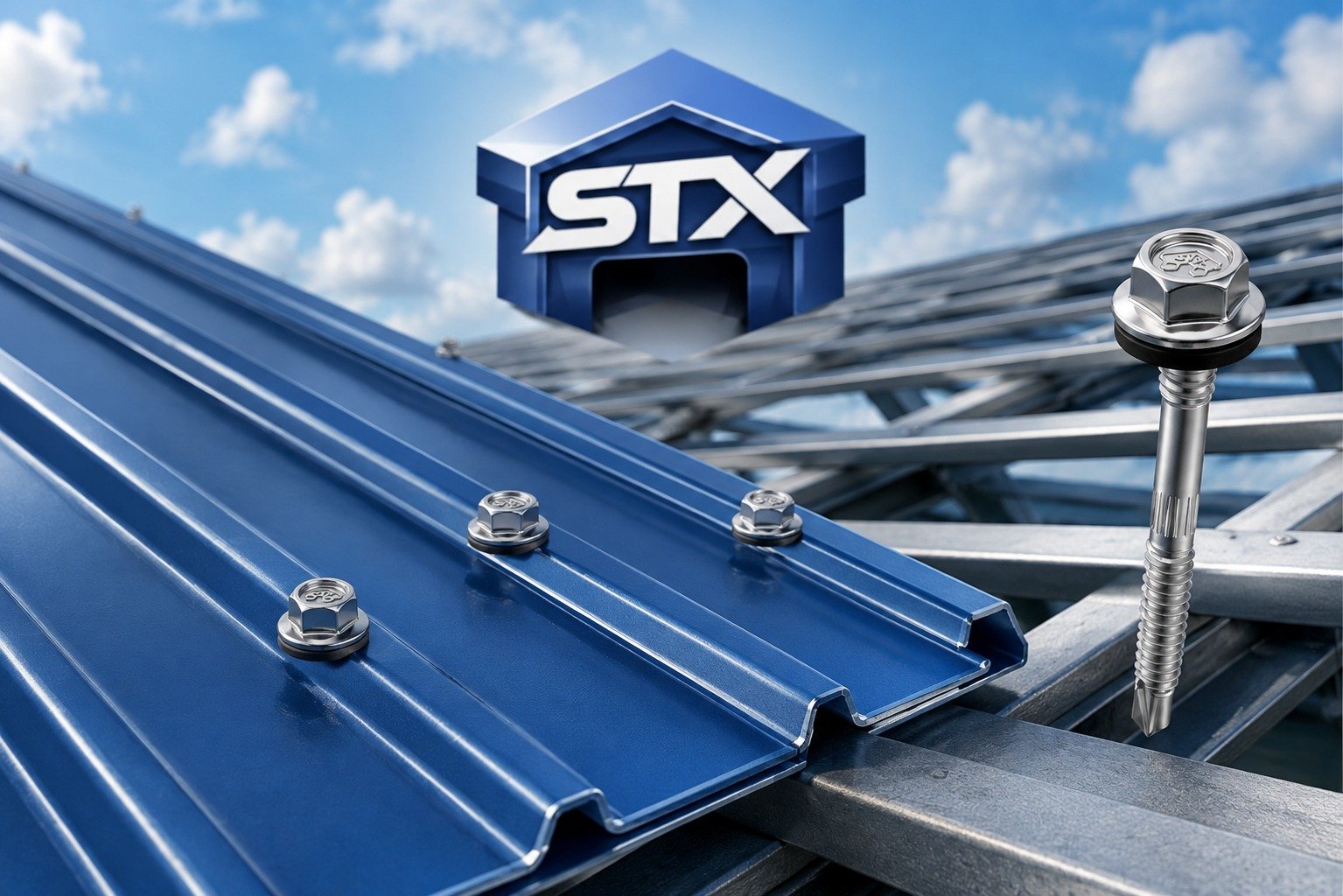 Rust Proof Self Drilling Screws for Metal Roofing Installation