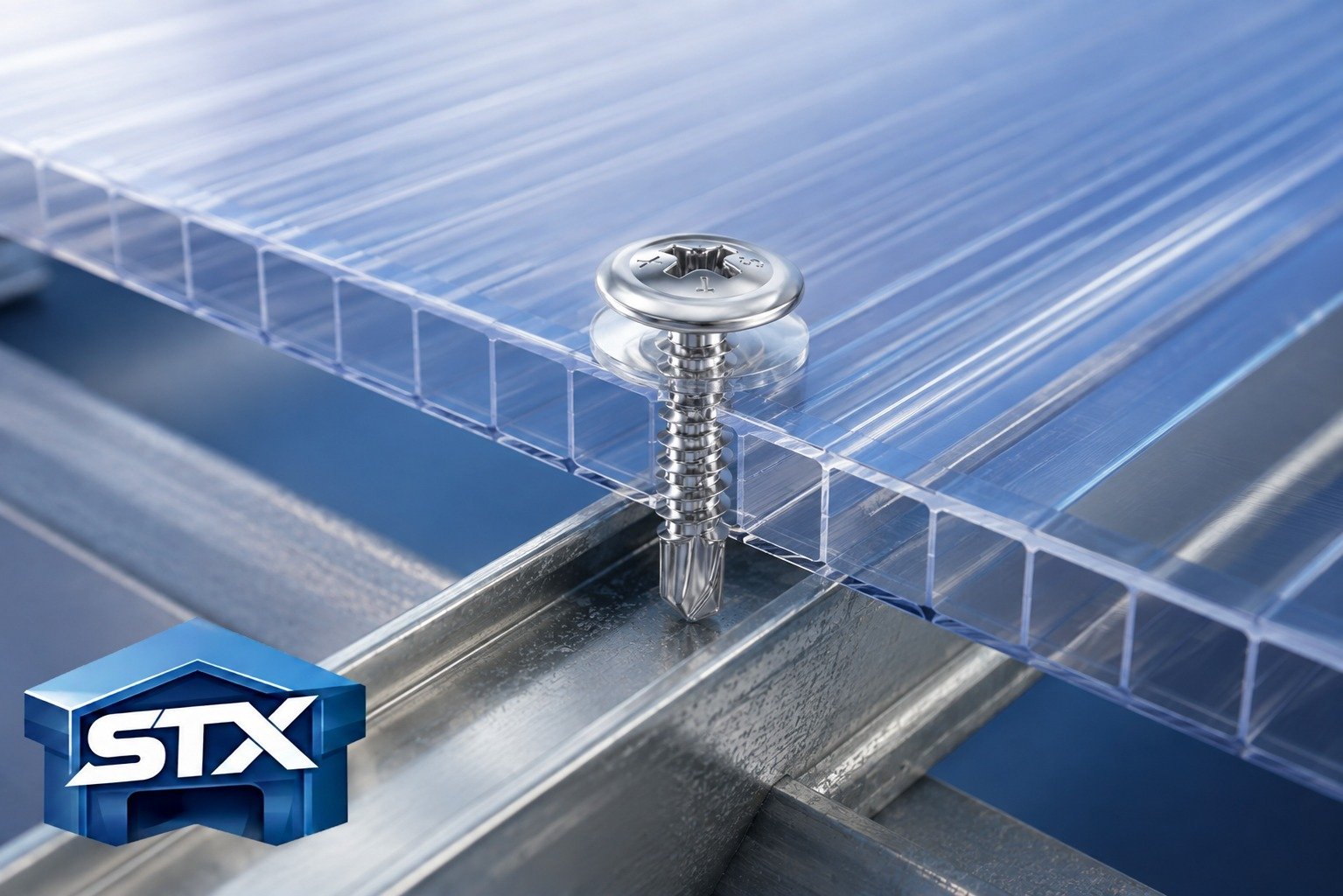 Truss Head Phillips Self-Drilling Screw for Polycarbonate Sheets