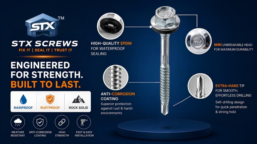 Stonex Screws self drilling screws for reliable metal fastening