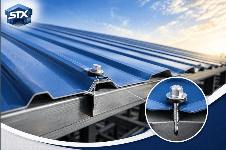 Metal Roofing with Zinc Coated (Hex) Self Drilling Screw