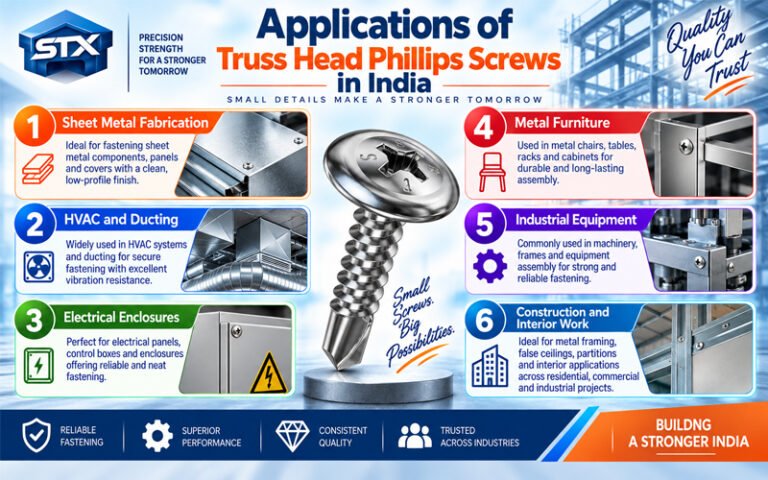 Truss Head Phillips Screw applications